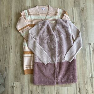 BUNDLE DEAL Pink Lily & Peyton Primrose Cardigans SMALL